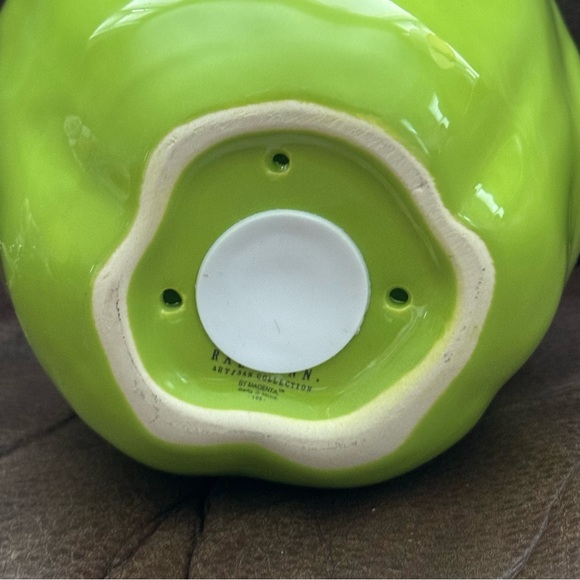 POISON - Rae Dunn Green Poison Apple Halloween Bird House - Picture 12 of 12